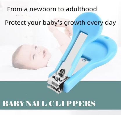 Baby Nail Clippers，2 Pack Nail Clippers，for Trimming Baby's Fingers or Toes，Blue and Pink Toddler Nail Clipper，Be Suitable for；Infant, Toddler, Kids
