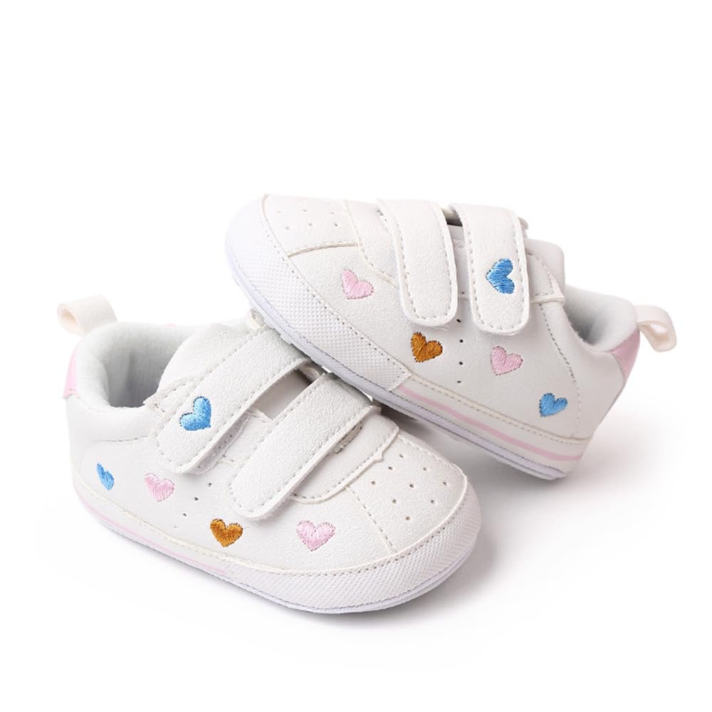 Baby Girls Boys Shoes Soft Anti-Slip Sole Newborn First Walkers High Top Canvas Denim Unisex Infant Sneaker