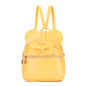 KL928 Girls Bowknot Polka Dot Cute Mini Backpack Small Daypacks Convertible Shoulder Bag Purse for Women