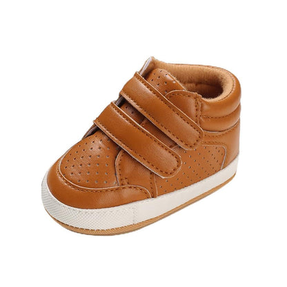 Clowora Baby Boys Girls Shoes Non-Slip Rubber Sole Sneakers Infant First Walking Toddler Crib Shoes Newborn Loafers Flats.