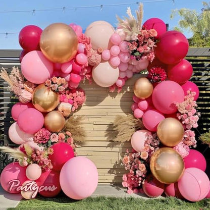 Pink Blue Green Balloon Garland Double Stuffed Dusty Light Green Baby Blue Blush Mauve Latex Pastel Balloon Arch Kit for Boho Baby Shower Gender Reveal Bear Birthday Floral Party Decoration