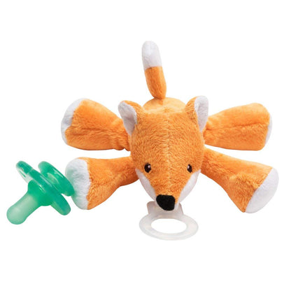 Nookums Paci-Plushies Buddies - Alligator Pacifier Holder - Adapts to Name Brand Pacifiers, Suitable for All Ages, Plush Toy Includes Detachable Pacifier