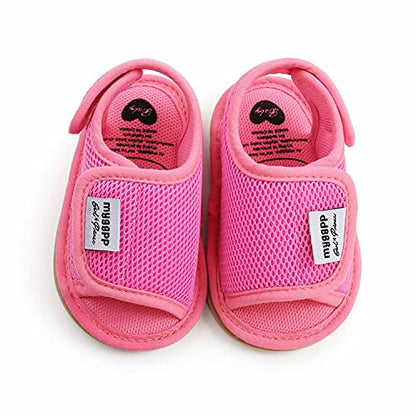 Baby Girls Boys Summer Sandals Unisex Infant Premium Soft Anti-Slip Rubber Sole Toddler Outdoor Beach Walking Shoes
