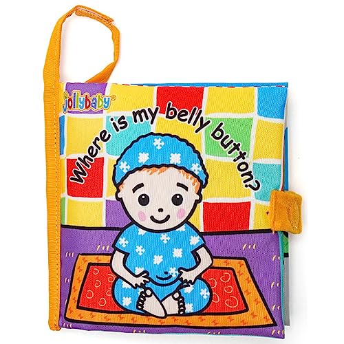 Baby Soft Cloth Books, Touch & Feel Crinkle Activity Interactive Book, Early Development Stroller Toys for Infants and Toddlers (Peek a Baby)