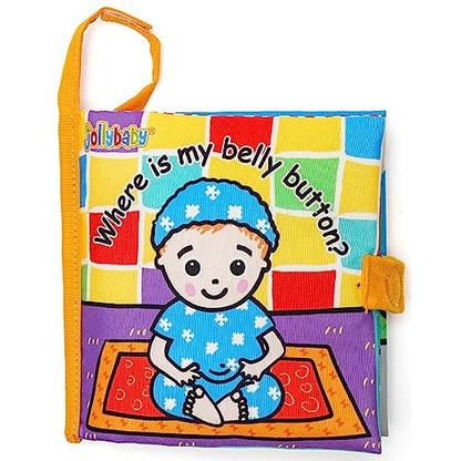 Baby Soft Cloth Books, Touch & Feel Crinkle Activity Interactive Book, Early Development Stroller Toys for Infants and Toddlers (Peek a Baby)
