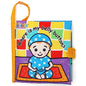 Baby Soft Cloth Books, Touch & Feel Crinkle Activity Interactive Book, Early Development Stroller Toys for Infants and Toddlers (Peek a Baby)