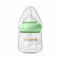Glass Baby Bottles,Anti Colic Breastfeeding Bottle with Natural Response Nipple Size S,Wide Neck Slow Flow Baby Bottle for Baby,Newborn,Preemie 0-3 0-6 Month,BPA Free (Pink, 2 Pack, 4 Ounce)