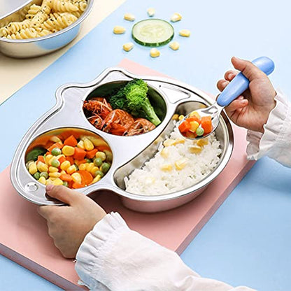 Toddler Utensils, Toddler Forks and Spoons,Stainless Steel Baby Utensils Baby Silverware Set with Storage Box for Safe Dining (3 Set with Case)