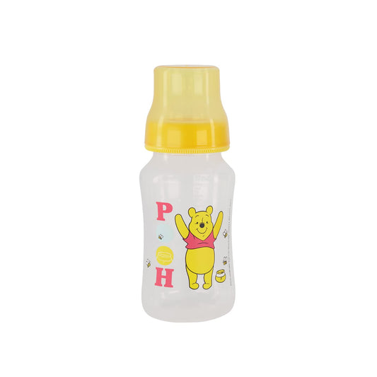 Baby Bottles 11 oz for Boys or Girls | 2 Pack of Disney Winnie The Pooh Infant Hourglass Shaped Bottles with Cover for Newborns and All Babies | BPA-Free Plastic Baby Bottle for Baby Shower