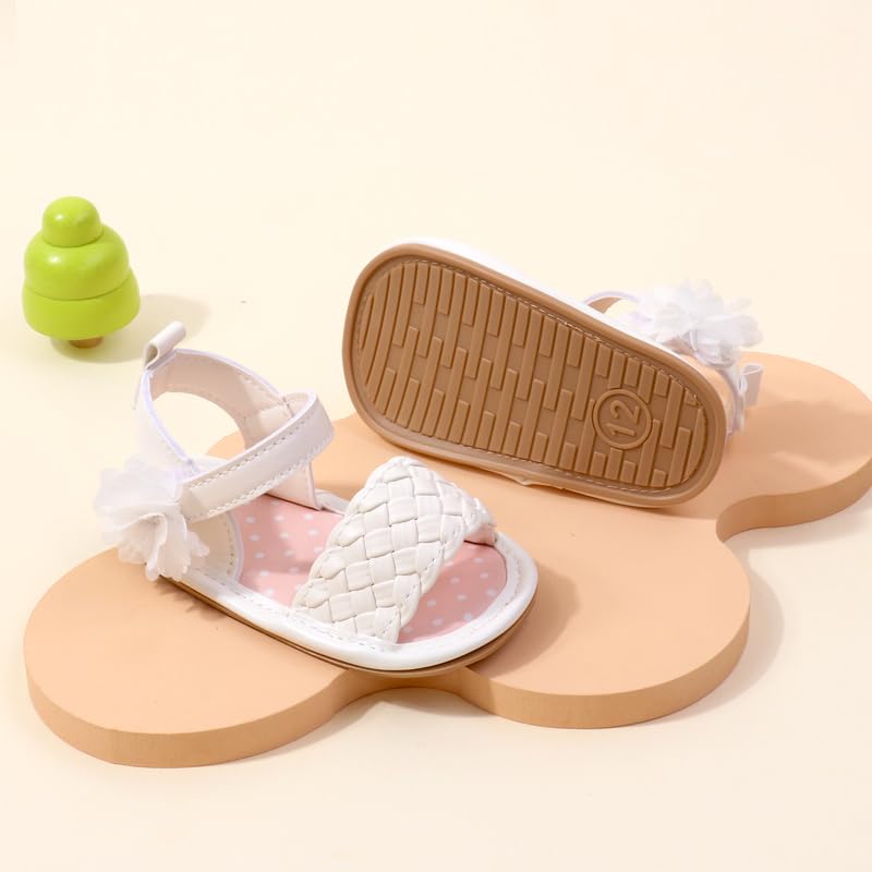 Infant Boys Girls Sandals, Summer Baby Rubber Soles Non-Slip PU Leather Sandals, Newborn Toddler Prewalker First Walking Beach Outdoor Shoes,Infant Toddler Unisex Summer Shoes for babies