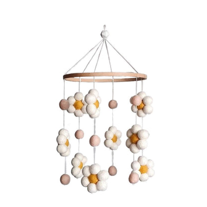 Baby Crib Mobile Crib Hanging Toy, Boho, Stroller Hanging Toy, Wind Chime Photography Props for Stroller, Nursery, Style B