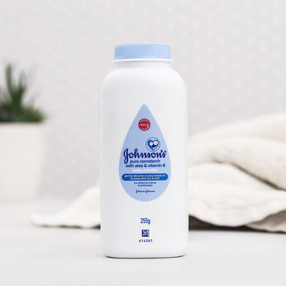 Johnson's Baby Powder for Delicate Skin, Hypoallergenic and Free of Parabens, Phthalates, and Dyes for Baby Skin Care, 1.5 oz (Pack of 2)