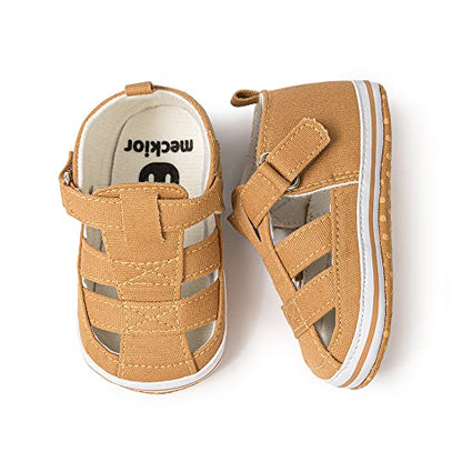 Miamooi Infant Baby Boys Girls Summer Beach Sandals Non Slip Soft Rubber Sole Toddler Outdoor Closed-Toe First Walker Shoes