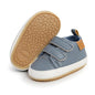 Baby Girls Boys Shoes Soft Anti-Slip Sole Newborn First Walkers High Top Canvas Denim Unisex Infant Sneaker