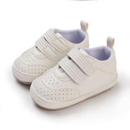 E-FAK Baby Shoes Boys Girls Infant Sneakers Non-Slip Rubber Sole Toddler Crib First Walker Shoes