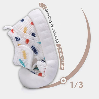 Baby Summer Sandals Breathable Mesh Rubber Sole Non-Slip Outdoor Shoes for Boys and Girls 9-30 Months