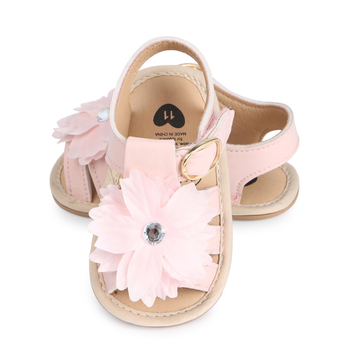 HsdsBebe Baby Girls Sandals Bohemia Flower Bow Soft Sole Toddler First Walkers Beach Summer Shoes