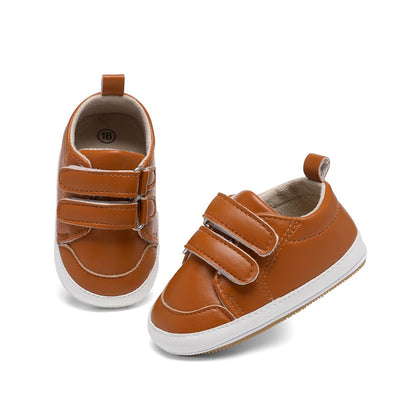 Baby Girls Boys Shoes Soft Anti-Slip Sole Newborn First Walkers High Top Canvas Denim Unisex Infant Sneaker
