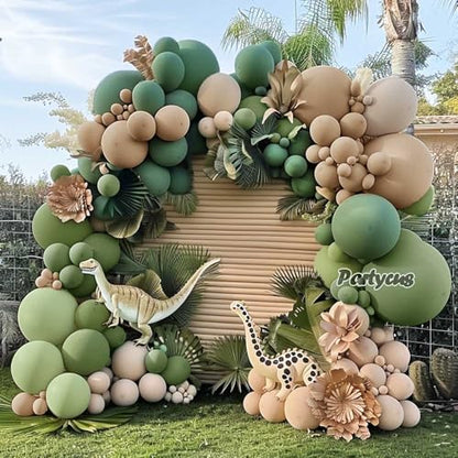 Pink Blue Green Balloon Garland Double Stuffed Dusty Light Green Baby Blue Blush Mauve Latex Pastel Balloon Arch Kit for Boho Baby Shower Gender Reveal Bear Birthday Floral Party Decoration