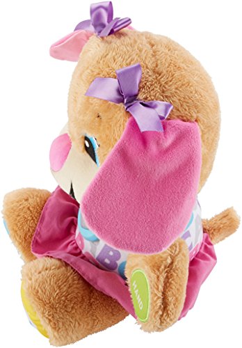 Fisher-Price Baby & Toddler Toy Laugh & Learn Smart Stages Puppy Musical Plush with Lights & Phrases for Infants Ages 6+ Months
