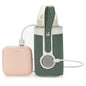 Bottle Warmer Bag 3 Temperature Adjustable Portable Baby Bottle Warmer for Connecting to Mobile Power