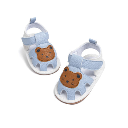 Meckior Baby Infant Boy Girl Sandals Newborn Non-Slip Soft Rubber Sole Sandals for Baby Boys Open-Toe Outdoor Casual Summer First Walkers Shoes