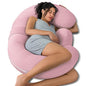 QUEEN ROSE Cooling Pregnancy Pillows,E Shaped Full Body Pillow for Sleeping, with Pregnancy Wedge Pillow for Belly Support, 60 Inch Maternity Pillow for Side Sleeper, Cooling Rayon Cover, Purple