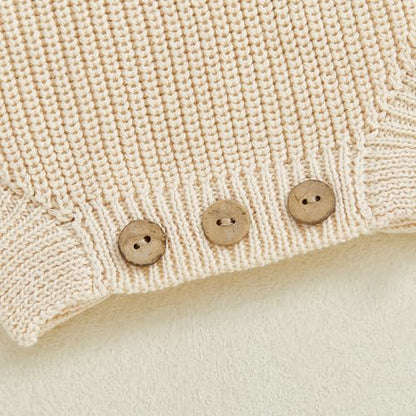 Baby Girl First Birthday Outfit One Year Old Strawberry Embroidery Knit Sweater Romper Warm Fall Winter Clothes
