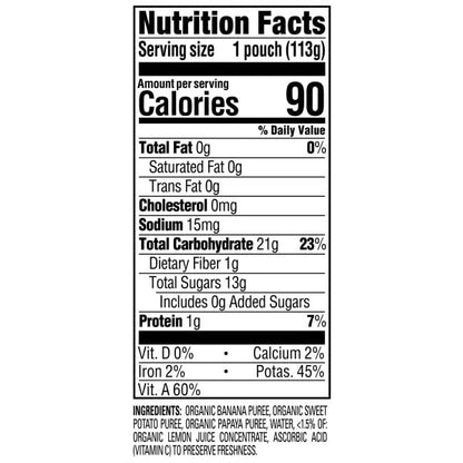Happy Baby Organic Baby Food, Apples, Blueberries & Oats, 4 Oz