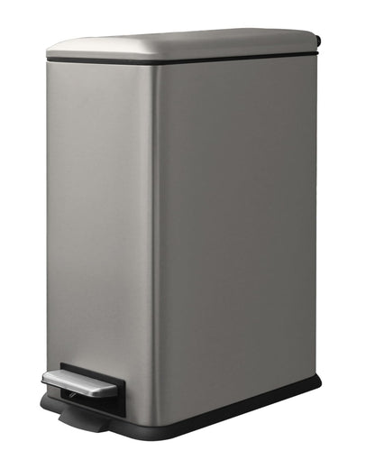 Diaper Pail, Baby Diaper Trash Can with Removal Inner Liner, Childproof Lock, Stainless Steel Garbage Pail with lid, Soft Close, Odor Control Diaper Disposal Bin, 4 Gallon Pink Diaper Can