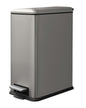 Diaper Pail, Baby Diaper Trash Can with Removal Inner Liner, Childproof Lock, Stainless Steel Garbage Pail with lid, Soft Close, Odor Control Diaper Disposal Bin, 4 Gallon Pink Diaper Can
