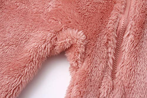 Newborn Baby Jumpsuit Hooded Fleece Rompers Long Sleeve Onesies Outwear Outfits