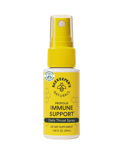 Kids Propolis Throat Spray - Natural Immune Support & Sore Throat Relief - by BEEKEEPER'S NATURALS - Has Antioxidants & Gluten-Free (1.06 oz) Pack of 1 (Kids)