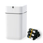 Automatic Trash Can, 4 Gallon Self Sealing and Self-Changing Smart Trash Can, Motion Sensor, Touchless Garbage can with lid for Kitchen Bathroom Office, 6 Refill Rings(A1, Golden line)