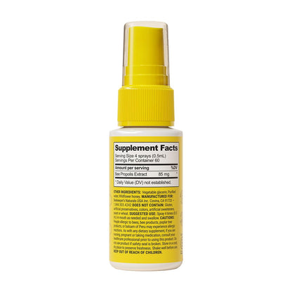 Kids Propolis Throat Spray - Natural Immune Support & Sore Throat Relief - by BEEKEEPER'S NATURALS - Has Antioxidants & Gluten-Free (1.06 oz) Pack of 1 (Kids)