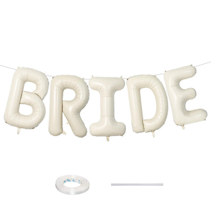 40 Inch Beige OH BABY Balloon for Baby Shower, Large Cream White Oh Baby Balloons Letters with Ribbon, Neutral Ivory Alphabet Oh Baby Balloon Banner Sign for Gender Reveal Backdrop Party Decorations