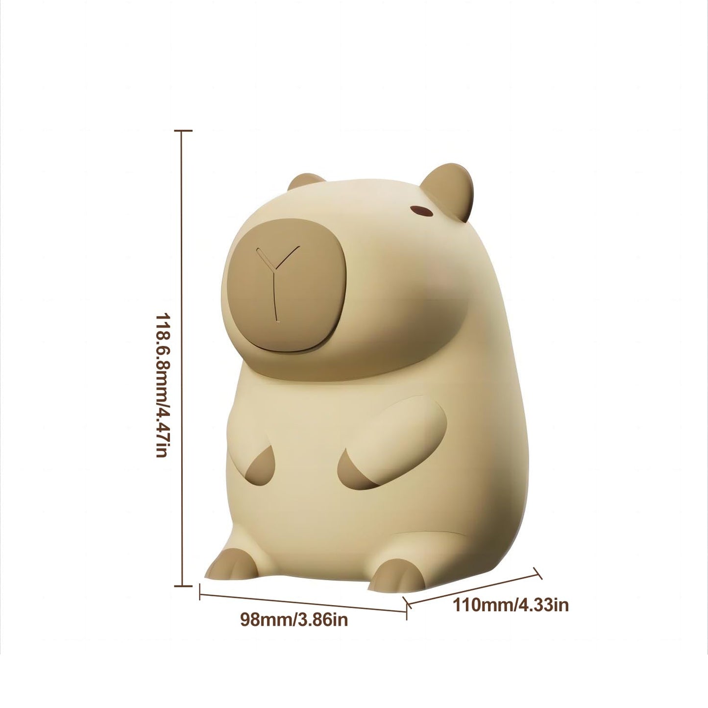 Cute Frog Night Light for Kids, Color Changeable Soft Silicone Sleeping Night Lamp for Nursery, Dimmable Timer Rechargeable Colorful Baby's Light Room Decor Children Gifts