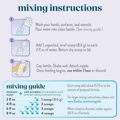 Pure Bliss by Similac Organic with A2 Milk Infant Formula, Easy to Digest, USDA-Certified Organic, Powder, 20.6-oz Tub