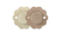 Suavinex Wonder Baby Pacifier, SX Pro Silicone Nipple, Reversible, Non Irritating Shield Design, 2 Pk Pacifiers 0-6 Months, Made in Europe, Mauve/Chalk
