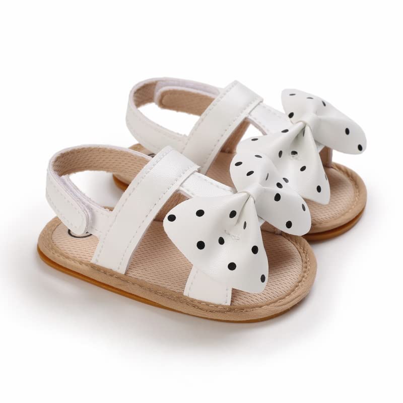 Baby Girl Sandals Summer Crib Shoes Bowknot Soft Sole Infant Girls Princess Dress Flats First Walker Shoes