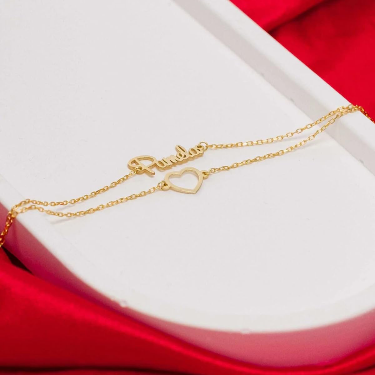 Custom Bracelet with Name 18K Gold Plated Personalized Name Ankle Bracelet Adjustable, Customized Beach Jewelry Gifts for Women Girlfriend