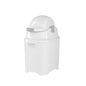 Foundations Mini Diaper Pail with Airtight Lid - Durable & Odorless Diaper Disposal, Large Capacity, Holds up to 30 Newborn Diapers, Refill with Any Bags - Pink