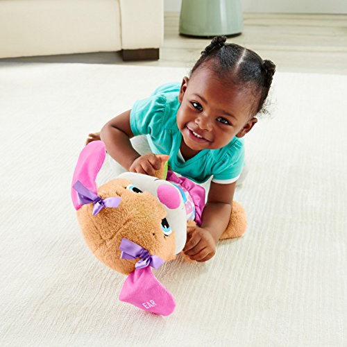 Fisher-Price Baby & Toddler Toy Laugh & Learn Smart Stages Puppy Musical Plush with Lights & Phrases for Infants Ages 6+ Months