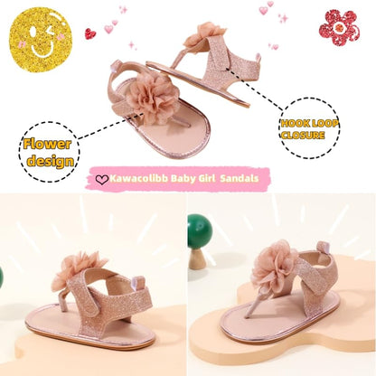 Infant Boys Girls Sandals, Summer Baby Rubber Soles Non-Slip PU Leather Sandals, Newborn Toddler Prewalker First Walking Beach Outdoor Shoes,Infant Toddler Unisex Summer Shoes for babies