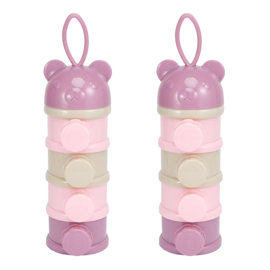 2pcs Baby Formula mam Baby Bottles Baby Formula containers for Travel Formula Dispenser Newborn Milk Powder Dispenser Packaging Container Baby Feeding Tool Milk Powder Box