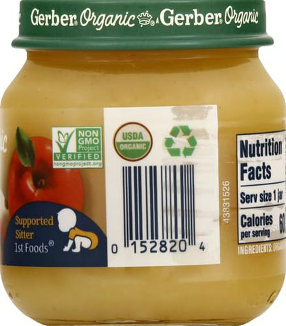 Gerber Organic Banana Baby Food, 4 Oz Jar