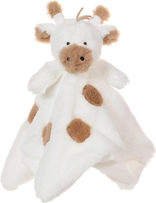 Apricot Lamb Luxury Snuggle Plush Cute White Giraffe Infant Stuffed Animals Security Blanket Nursery Character Blanket (White Giraffe, 14 Inches)