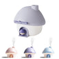 Cute Mushroom House Humidifier, 300ml Small Cool Mist Humidifers, USB Rechargeable Mini Portable Air Humidifer with Night Light for Bedroom, Office, Car, Travel, Indoor Plants (Purple)