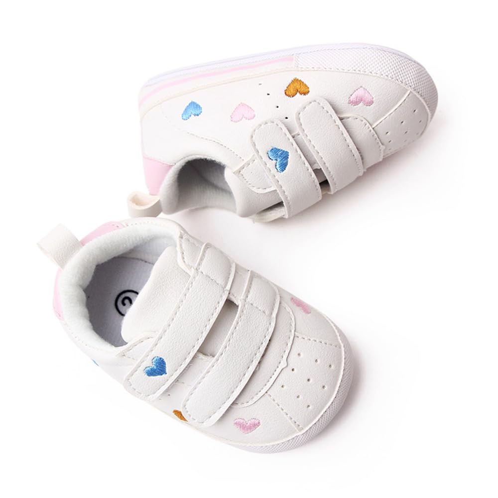Baby Girls Boys Shoes Soft Anti-Slip Sole Newborn First Walkers High Top Canvas Denim Unisex Infant Sneaker