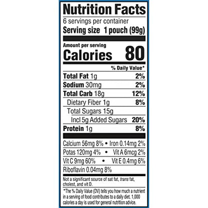 Gerber Baby Food Pouches, Toddler 12+ Months, Assorted Fruit Variety Pack, 3.5 Ounce (Set of 18)